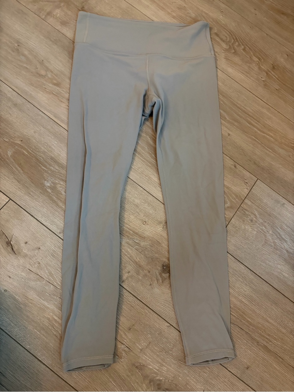Athleta Light Gray High-Rise Leggings